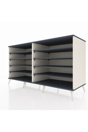 Kronos Konsol 8 Raflı 176x59x99 Aytaşı-Antrasit