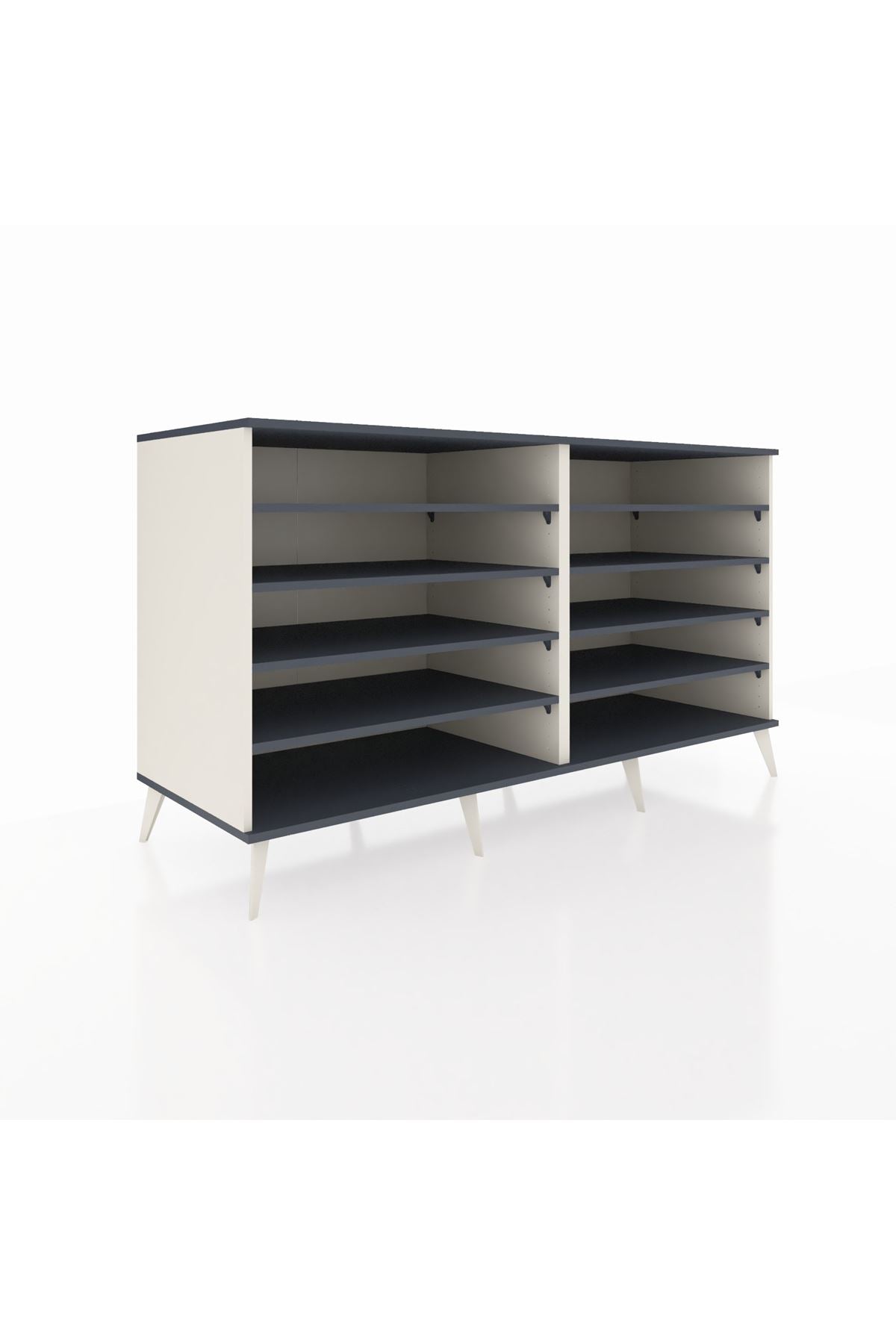 Kronos Konsol 8 Raflı 176x59x99 Aytaşı-Antrasit