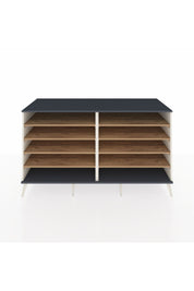 Kronos Konsol 8 Raflı 176x59x99 Aytaşı-Antrasit/Çam