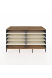 Kronos Konsol 8 Raflı 176x59x99 Antrasit-Çam/Aytaşı
