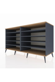 Kronos Konsol 8 Raflı 176x59x99 Antrasit-Çam/Antrasit