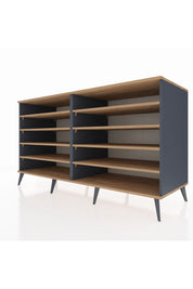 Kronos Konsol 8 Raflı 176x59x99 Antrasit-Çam