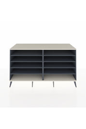 Kronos Konsol 8 Raflı 176x59x99 Antrasit-Aytaşı/Antrasit