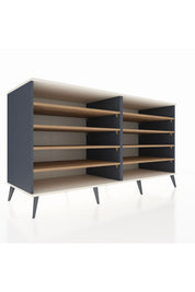 Kronos Konsol 8 Raflı 176x59x99 Antrasit-Aytaşı/Çam