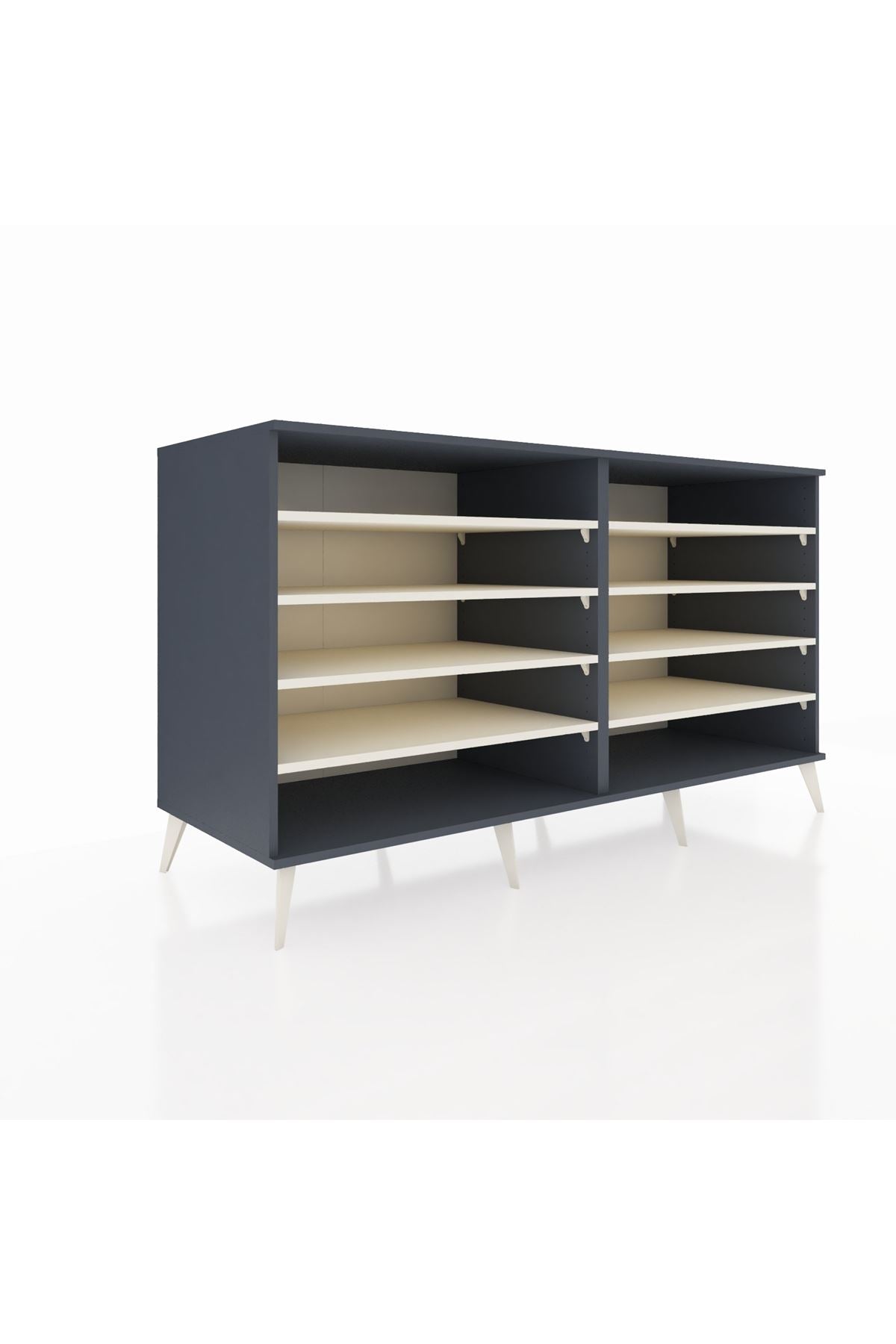 Kronos Konsol 8 Raflı 176x59x99 Antrasit-Antrasit/Aytaşı