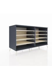 Kronos Konsol 8 Raflı 176x59x99 Antrasit-Antrasit/Aytaşı