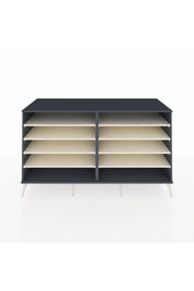 Kronos Konsol 8 Raflı 176x59x99 Antrasit-Antrasit/Aytaşı