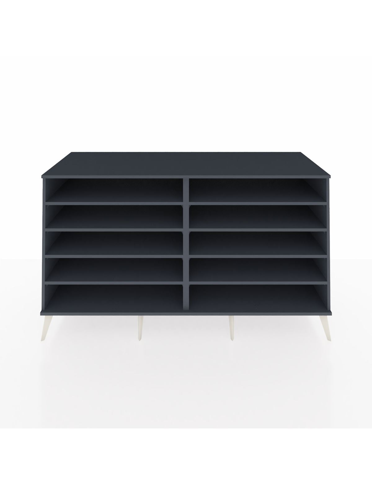 Kronos Konsol 8 Raflı 176x59x99 Antrasit-Antrasit