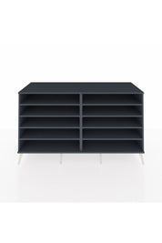 Kronos Konsol 8 Raflı 176x59x99 Antrasit-Antrasit