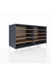 Kronos Konsol 8 Raflı 176x59x99 Antrasit-Antrasit/Çam