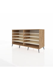 Kronos Konsol 8 Raflı 176x59x99 Çam-Çam/Aytaşı