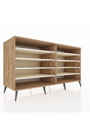 Kronos Konsol 8 Raflı 176x59x99 Çam-Çam/Aytaşı