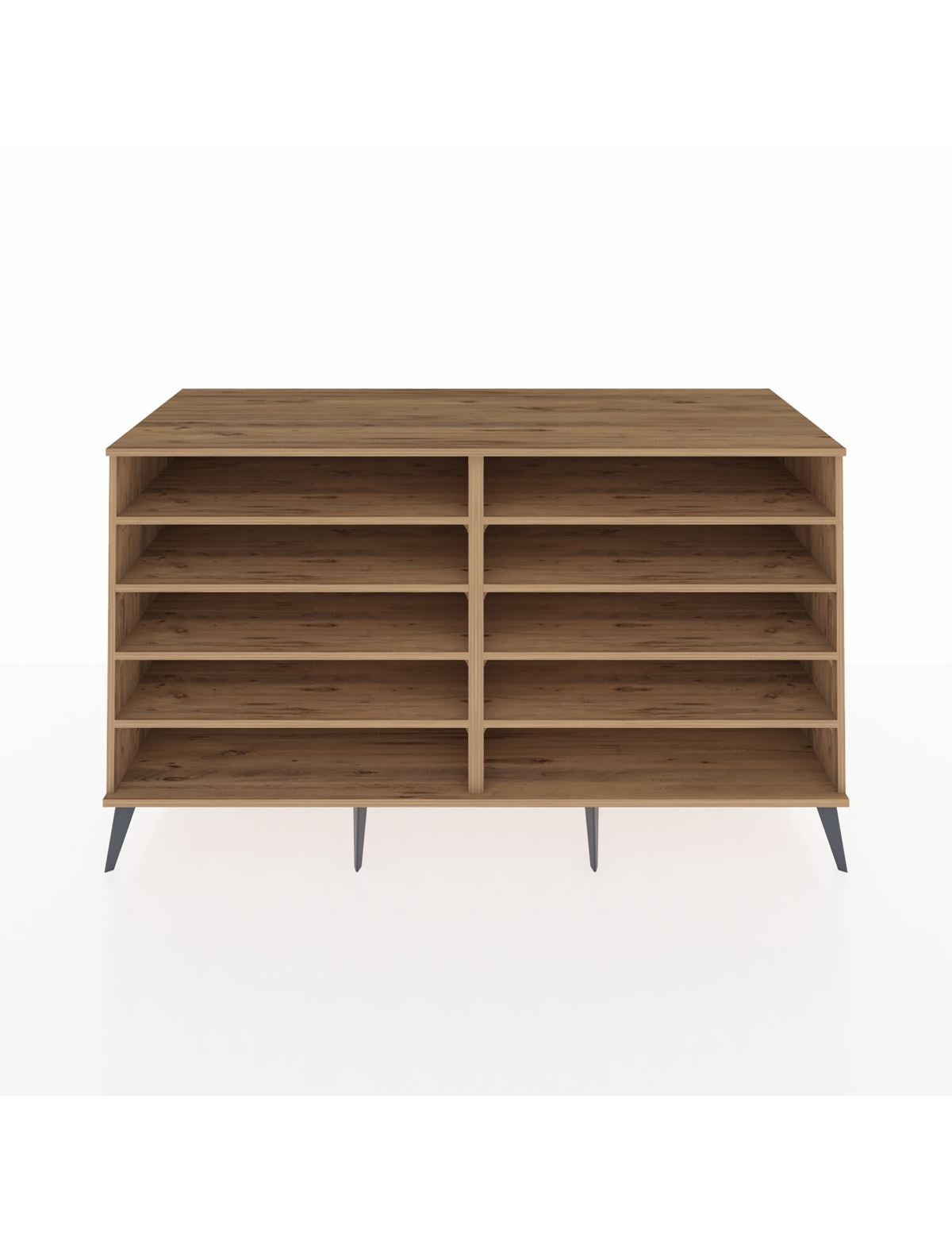 Kronos Konsol 8 Raflı 176x59x99 Çam-Çam