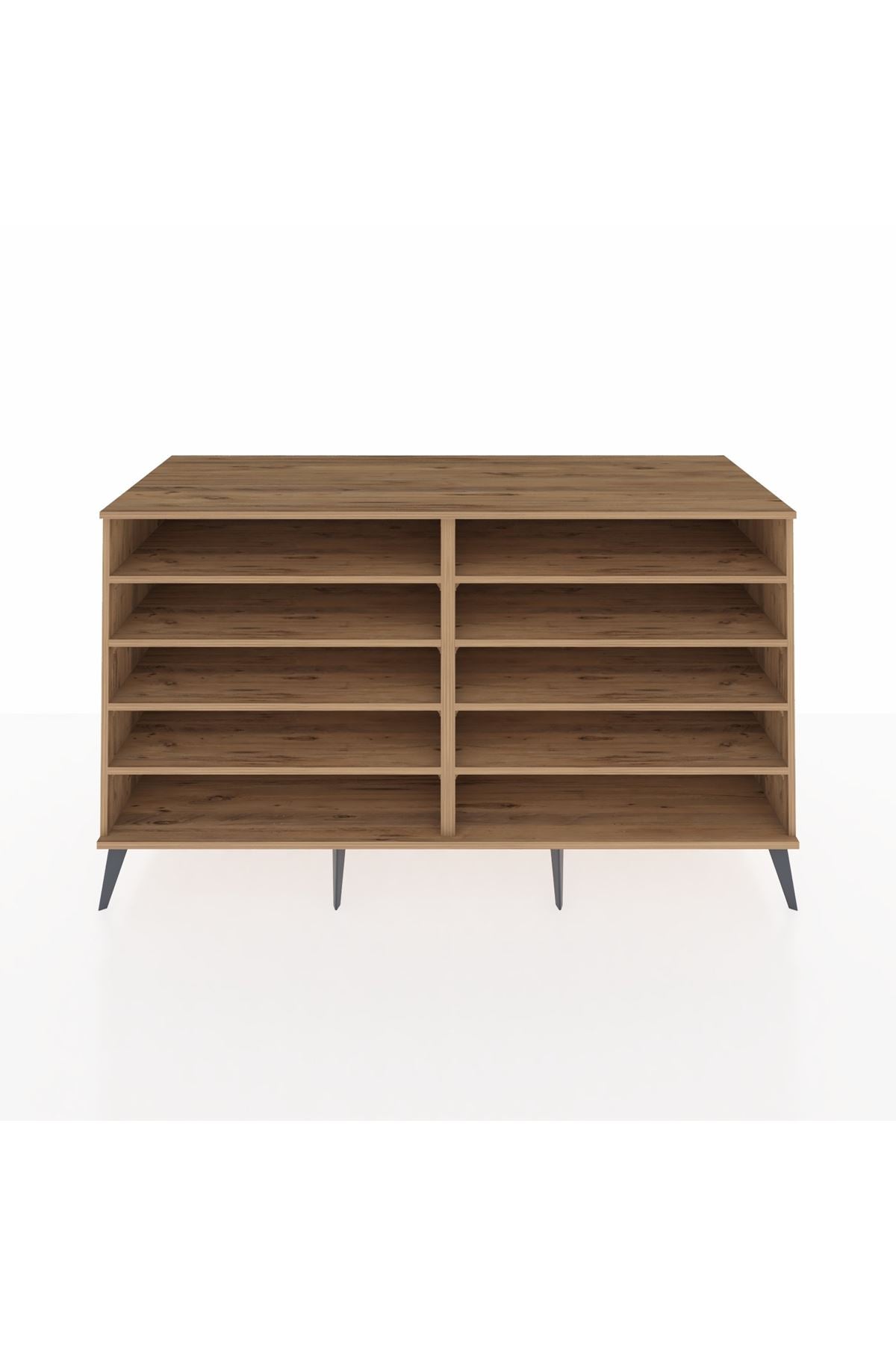 Kronos Konsol 8 Raflı 176x59x99 Çam-Çam