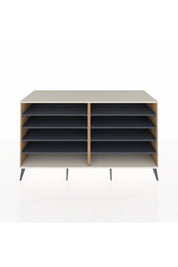 Kronos Konsol 8 Raflı 176x59x99 Çam-Aytaşı/Antrasit