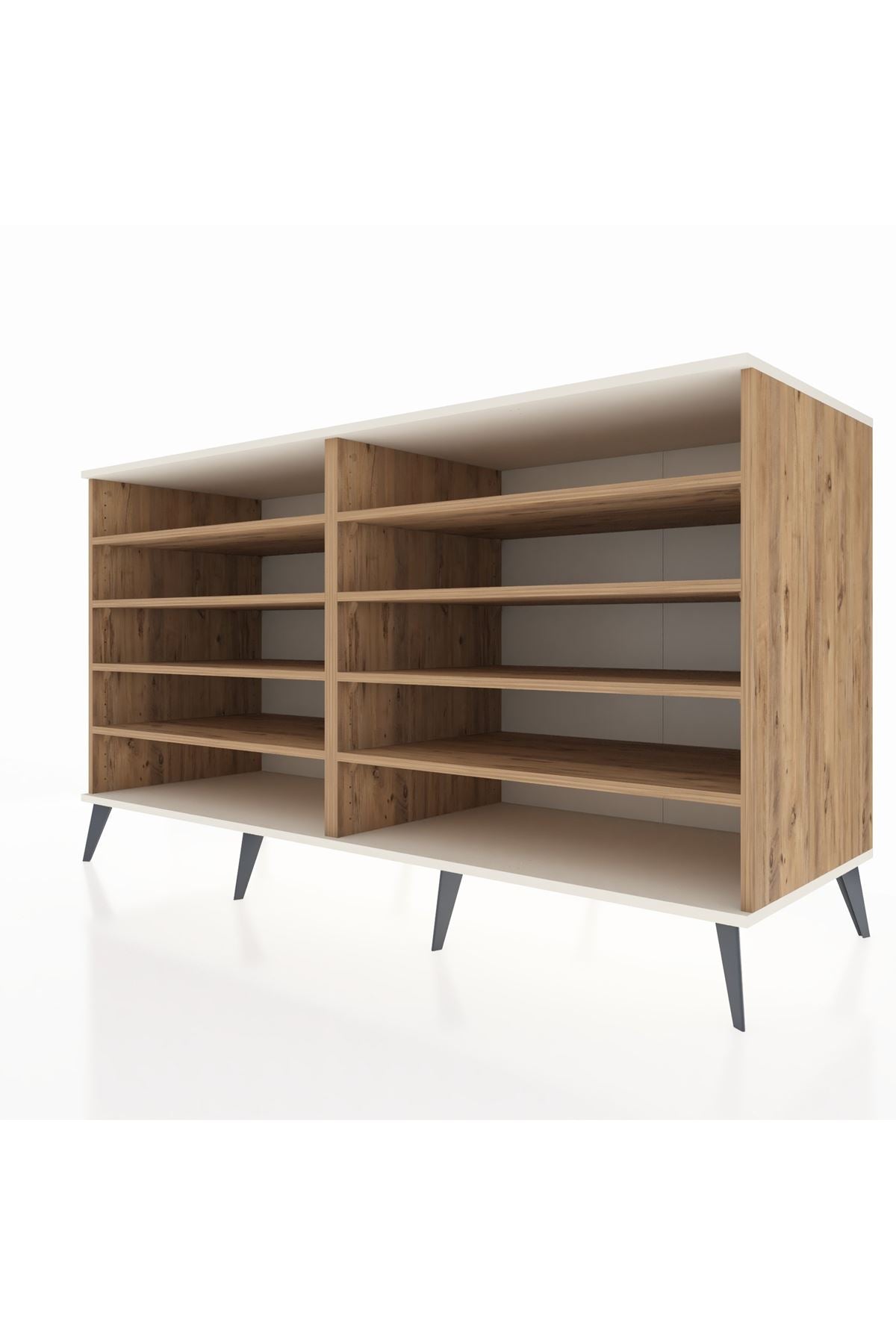 Kronos Konsol 8 Raflı 176x59x99 Çam-Aytaşı/Çam