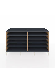 Kronos Konsol 8 Raflı 176x59x99 Çam-Antrasit