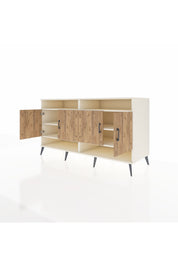 Kronos Konsol 6 Raflı 4 Kapaklı 176x59x99 Aytaşı-Çam