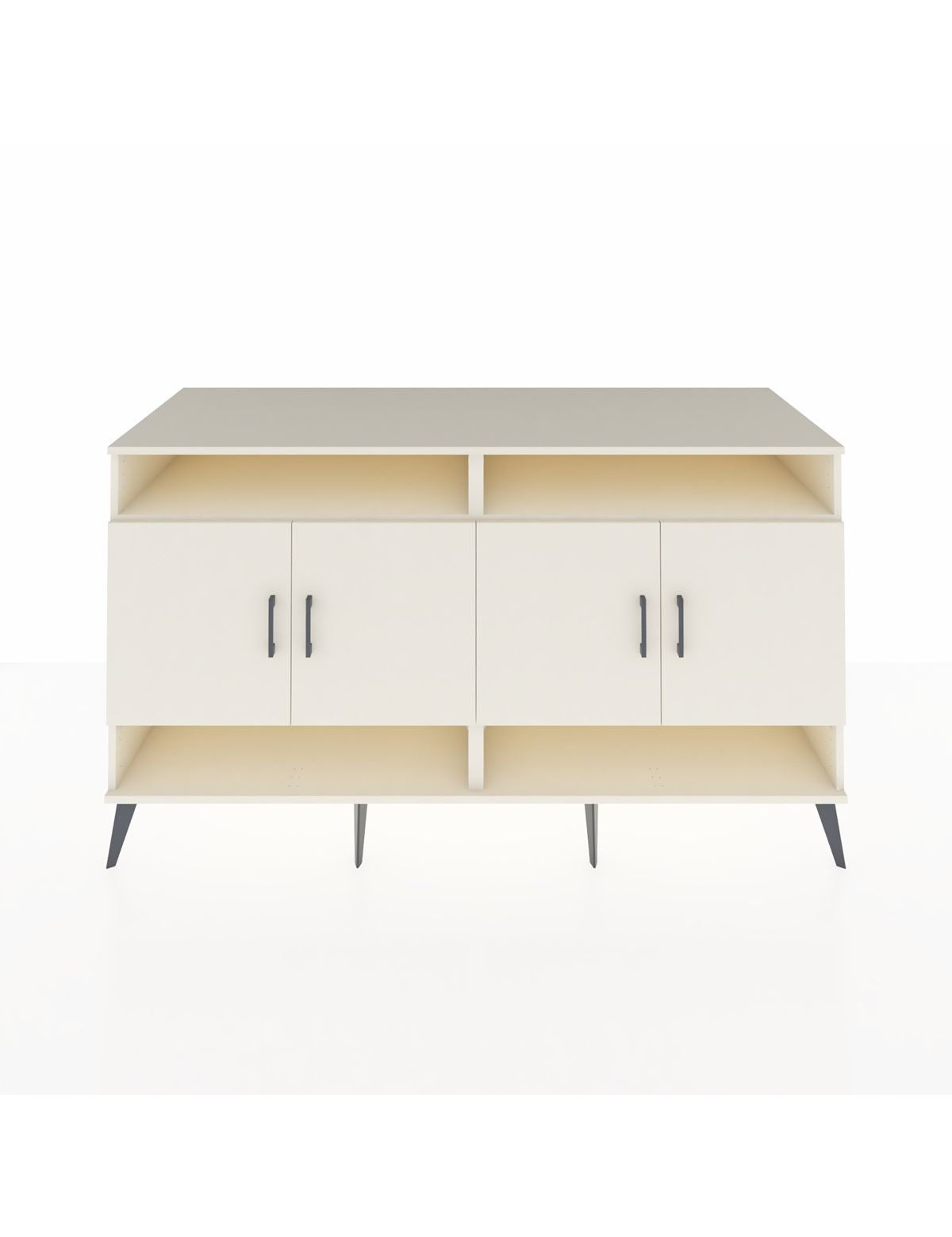 Kronos Konsol 6 Raflı 4 Kapaklı 176x59x99 Aytaşı-Aytaşı