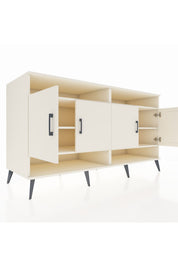 Kronos Konsol 6 Raflı 4 Kapaklı 176x59x99 Aytaşı-Aytaşı/Antrasit