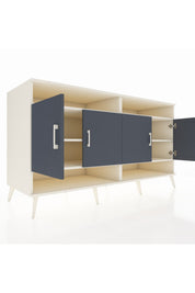 Kronos Konsol 6 Raflı 4 Kapaklı 176x59x99 Aytaşı-Antrasit