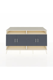 Kronos Konsol 6 Raflı 4 Kapaklı 176x59x99 Aytaşı-Antrasit