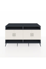 Kronos Konsol 6 Raflı 4 Kapaklı 176x59x99 Antrasit-Aytaşı