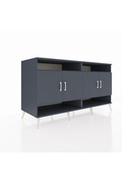 Kronos Konsol 6 Raflı 4 Kapaklı 176x59x99 Antrasit-Antrasit/Aytaşı