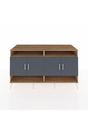 Kronos Konsol 6 Raflı 4 Kapaklı 176x59x99 Çam-Antrasit/Aytaşı