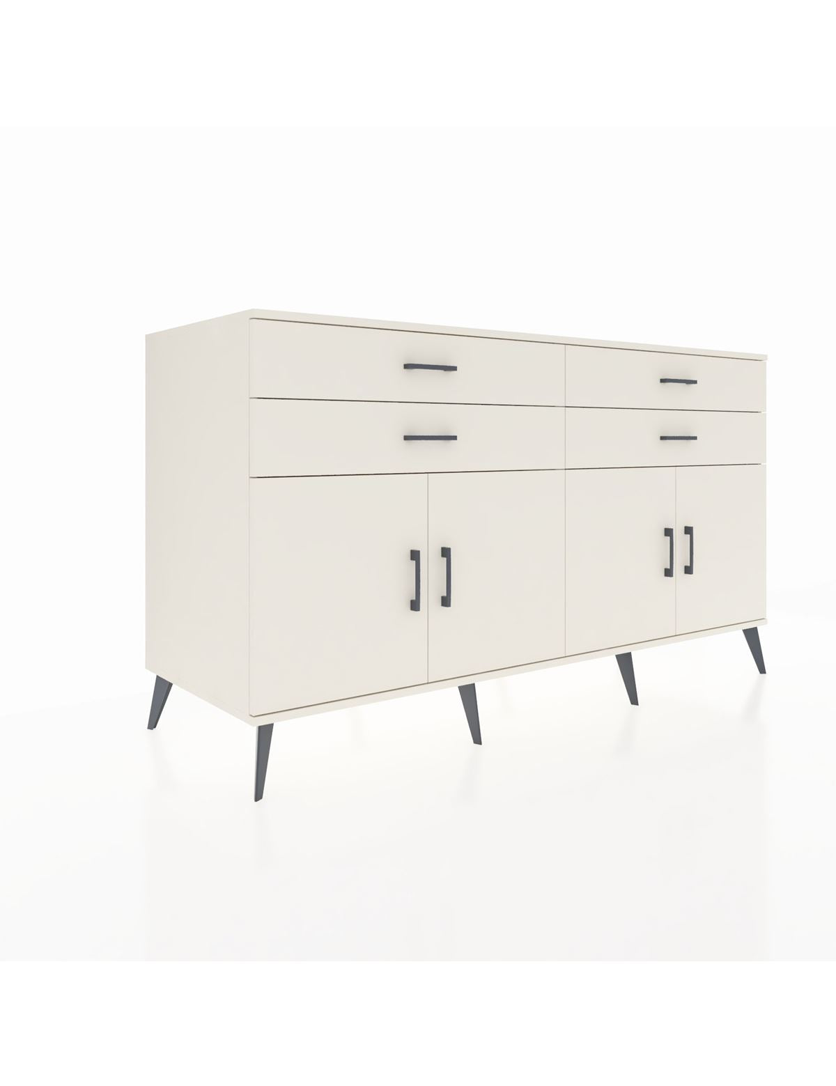 Kronos Konsol 2 Raflı 4 Çekmeceli 8 Kapaklı 176x59x99 Aytaşı-Aytaşı