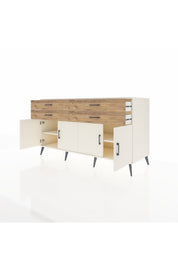 Kronos Konsol 2 Raflı 4 Çekmeceli 8 Kapaklı 176x59x99 Aytaşı-Aytaşı/Çam