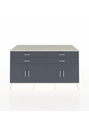 Kronos Konsol 2 Raflı 4 Çekmeceli 8 Kapaklı 176x59x99 Aytaşı-Antrasit