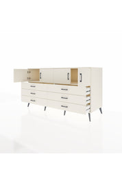 Kronos Konsol 2 Raflı 6 Çekmeceli 4 Kapaklı 176x59x99 Aytaşı-Aytaşı