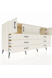 Kronos Konsol 2 Raflı 6 Çekmeceli 4 Kapaklı 176x59x99 Aytaşı-Aytaşı