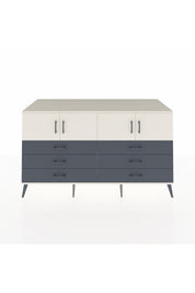 Kronos Konsol 2 Raflı 6 Çekmeceli 4 Kapaklı 176x59x99 Aytaşı-Aytaşı/Antrasit