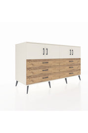 Kronos Konsol 2 Raflı 6 Çekmeceli 4 Kapaklı 176x59x99 Aytaşı-Aytaşı/Çam