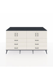 Kronos Konsol 2 Raflı 6 Çekmeceli 4 Kapaklı 176x59x99 Antrasit-Aytaşı