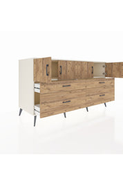 Kronos Konsol 2 Raflı 4 Çekmeceli 4 Kapaklı 176x59x99 Aytaşı-Çam