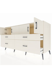 Kronos Konsol 2 Raflı 4 Çekmeceli 4 Kapaklı 176x59x99 Aytaşı-Aytaşı