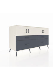 Kronos Konsol 2 Raflı 4 Çekmeceli 4 Kapaklı 176x59x99 Aytaşı-Aytaşı/Antrasit