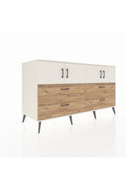 Kronos Konsol 2 Raflı 4 Çekmeceli 4 Kapaklı 176x59x99 Aytaşı-Aytaşı/Çam