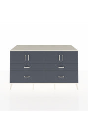 Kronos Konsol 2 Raflı 4 Çekmeceli 4 Kapaklı 176x59x99 Aytaşı-Antrasit