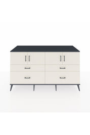 Kronos Konsol 2 Raflı 4 Çekmeceli 4 Kapaklı 176x59x99 Antrasit-Aytaşı