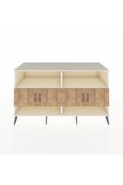 Kronos Konsol 4 Raflı 4 Kapaklı 176x59x99 Aytaşı-Çam/Antrasit