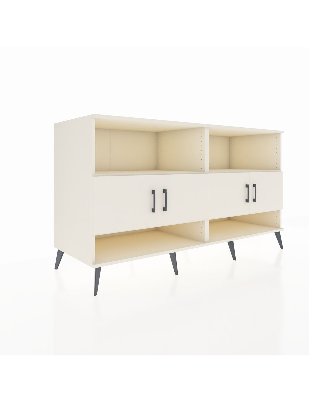 Kronos Konsol 4 Raflı 4 Kapaklı 176x59x99 Aytaşı-Aytaşı