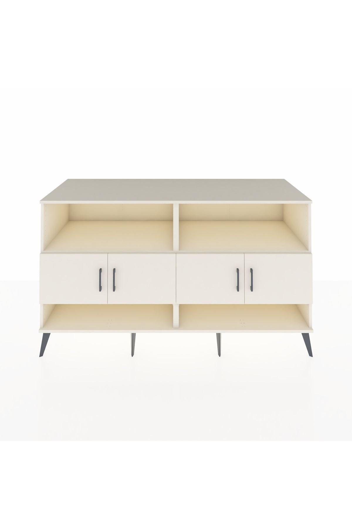 Kronos Konsol 4 Raflı 4 Kapaklı 176x59x99 Aytaşı-Aytaşı