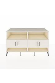 Kronos Konsol 4 Raflı 4 Kapaklı 176x59x99 Aytaşı-Aytaşı/Antrasit