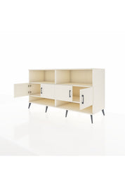 Kronos Konsol 4 Raflı 4 Kapaklı 176x59x99 Aytaşı-Aytaşı/Antrasit