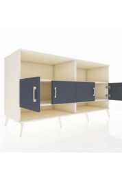 Kronos Konsol 4 Raflı 4 Kapaklı 176x59x99 Aytaşı-Antrasit/Aytaşı