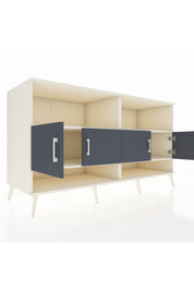 Kronos Konsol 4 Raflı 4 Kapaklı 176x59x99 Aytaşı-Antrasit